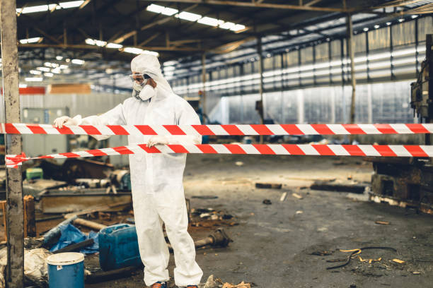 Professional Biohazard technician working in Groveton, NH